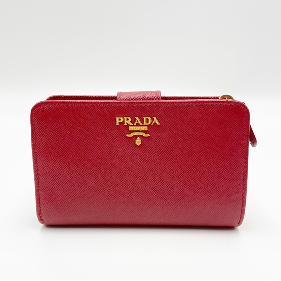 Prada Handbags - Prada Saffiano Zip Around Wallet